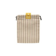 キンチャク ストライプ柄 23×18cm ［色柄指定不可］ (100円ショップ 100円均一 100均一 100均)