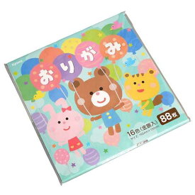 おりがみ 中(15×15cm) 88枚入 (100円ショップ 100円均一 100均一 100均)