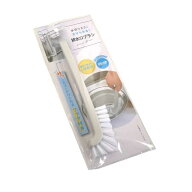 水切りカゴにかけられる排水口ブラシ (100円ショップ 100円均一 100均一 100均)