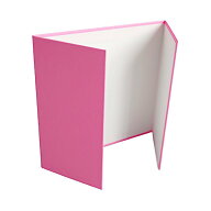 両開きミニ色紙 ピンク 15×30.6cm ［色指定不可］ (100円ショップ 100円均一 100均一 100均)