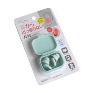 耳から出っ張らない耳栓 パステル フランジタイプ ［色指定不可］ (100円ショップ 100円均一 100均一 100…