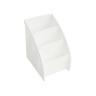 リモコンスタンド アーク ホワイト 11.5×8.9×高さ12.9cm (100円ショップ 100円均一 100均一 100均)