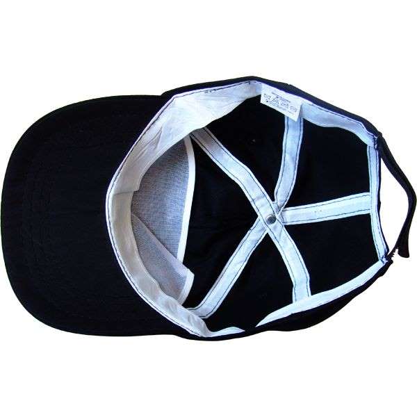 日本メーカー新品日本メーカー新品コットン帽子 フリーサイズ 前立メッシュ付 黒 帽子