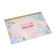 はがき箋 花模様 10×14.8cm 45枚 ［色柄指定不可］ (100円ショップ 100円均一 100均一 100均)