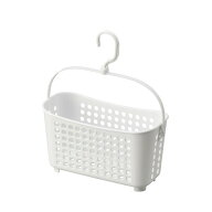 洗濯ピンチバスケット ホワイト 23.4×10.7×高さ30.9cm