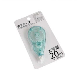 修正テープ ワンタッチ開閉キャップ式 5mm×長さ20m ［色指定不可］ (100円ショップ 100円均一 100均一 100均)
