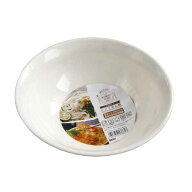 レンジめん鉢 レンジ食器 白 直径19.3×高さ6.8cm