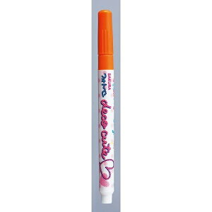 フォトペン デコキュート 細字 オレンジ (100円ショップ 100円均一 100均一 100均)