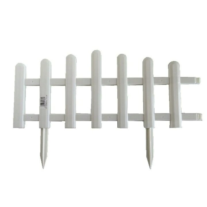 楽天市場 ガーデンフェンス 幅５１ｃｍ 白 100円ショップ 100円均一 100均一 100均 100円雑貨 日用品卸 Bababa
