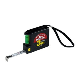 メジャー 3m 水平器・ストッパー付 (100円ショップ 100円均一 100均一 100均)