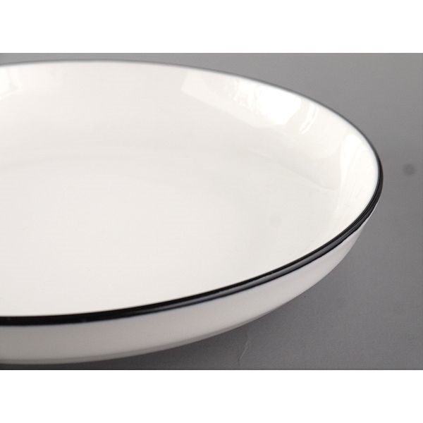 楽天市場】深皿 丸型 直径１８．２×高さ３．２ｃｍ 陶器製 ブランカＭ