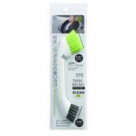 ツインブラシ 23cm ホワイト (100円ショップ 100円均一 100均一 100均)