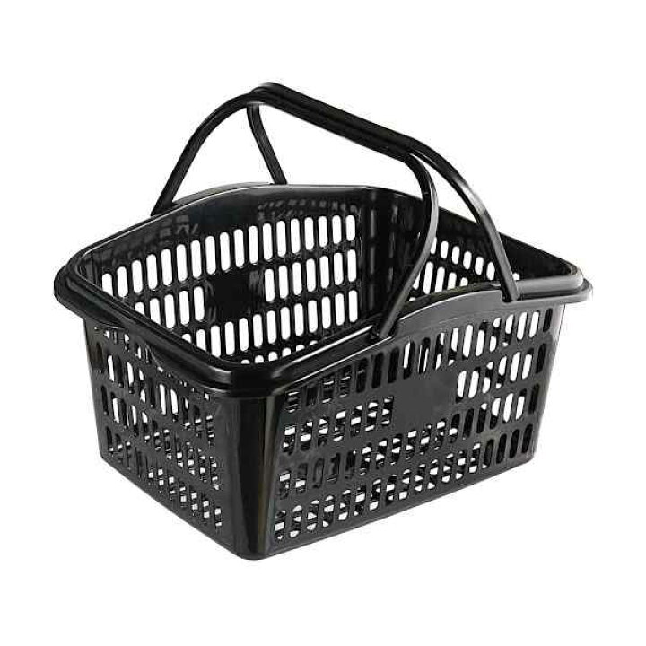 楽天市場】バスケット 持ち手付 36×27．5×高さ18．5cm 