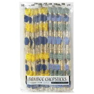 丸竹箸 OPP完封袋入 リンナット 20膳入 (100円ショップ 100円均一 100均一 100均)