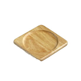 コースター 木製 角型（9．3×9．3cm） (100円ショップ 100円均一 100均一 100均)