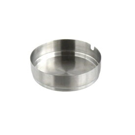 灰皿 ステンレス製 直径9．7cm (100円ショップ 100円均一 100均一 100均)