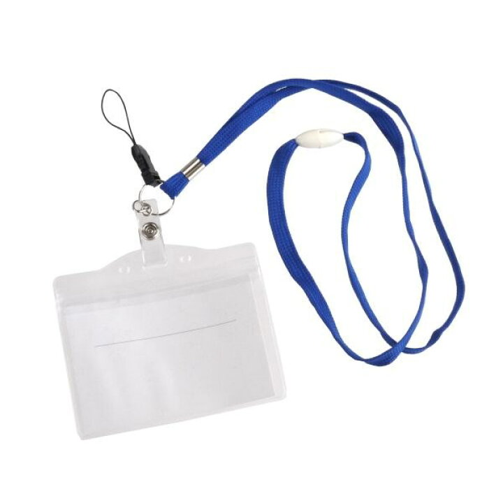 楽天市場 名札ホルダー ソフトタイプ ネック 携帯ストラップ付 100円ショップ 100円均一 100均一 100均 100 円雑貨 日用品卸 Bababa
