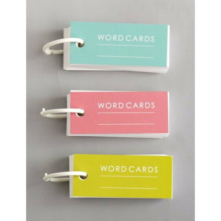 楽天市場】単語カード 7×3cm 70枚×3個入 (100円ショップ 100円 