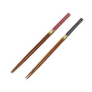 菜箸 スス竹 角 33cm 2膳入 (100円ショップ 100円均一 100均一 100均)