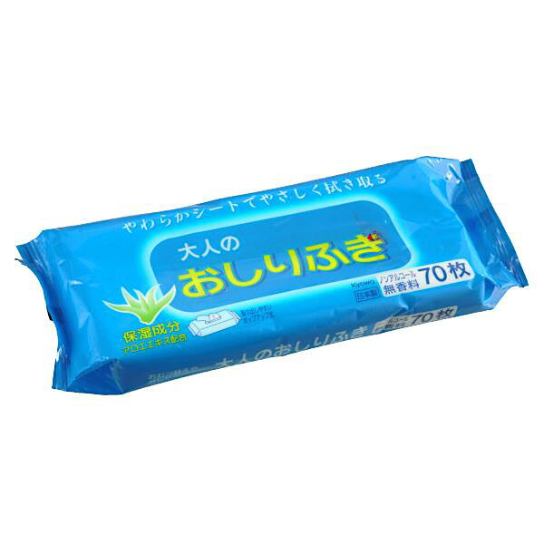 おしりふき 大人用 ノンアルコール 無香料 ７０枚入