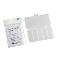 サプリメントケース 長5マス 13．5×7．5×厚み2．5cm (100円ショップ 100円均一 100均一 100均)