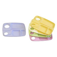 ワンハンドトレイ 5色 25.3×19.4×高さ2.5cm 5枚入