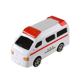 救急車 緊急車両 プルバック式 (100円ショップ 100円均一 100均一 100均)