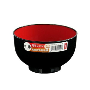 丼 中丼 黒 (100円ショップ 100円均一 100均一 100均)