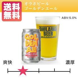 【送料無料】オラホビール ゴールデンエール 350ml缶×24本 送料無料 長野県地ビール