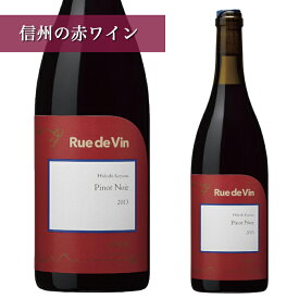リュードヴァン ピノ・ノワール 2023 750ml 正規取扱店Ruedevin 赤ワイン洋酒 果実酒 お酒 ワイン 長野 日本ワイン 長野ワイン
