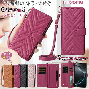 Galaxy S26 Ultra S26+ s25�P�[�X �΂߂����V�����_�[ galaxy s23 fe�P�[�X ���f�B�[�X �L���e�B���O �M�����N�V�[ s24 ultra �蒠�J�o�[ s22 s21 s20 s10 S25ultra �P�[�X �o�b�O galaxy s24 FE�P�[�X �蒠�^ ������ 