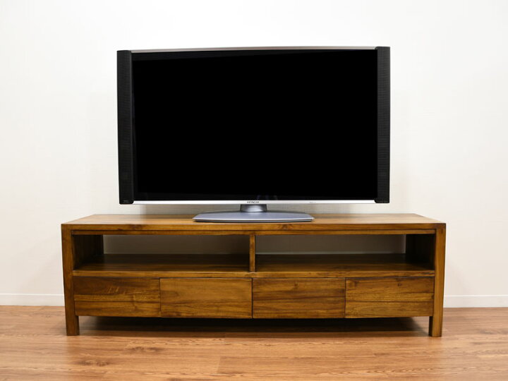 楽天市場】テレビボード チーク 無垢 幅150cm テレビ台 テレビスタンド 