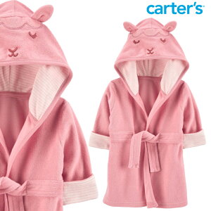 カーターズ【Carter's】ベビー用 バスローブ ピンクラム 子羊 出産祝い 赤ちゃん タオル プール 水着 お風呂 海水浴 お風呂
