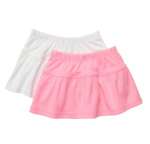 【残り24M(80-90)のみ】カーターズ (Carter's)スカート2枚組セット(ピンク&ホワイト)【ボディスーツ/パンツ/ボディースーツ 】 【0921HALBO】