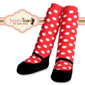 ジャージートー【Jazzy Toes】お洒落のコーデにオススメ♪キュートな赤ちゃん用ニーハイソックス(メリージェーンドット)bodyrec 06ma23zdc