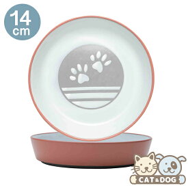 OREオリジナルス（ORE Originals）陶器製フードボウル（Horizon Paw Light Rose）【ペット 食器 セラミック 犬 猫 プレゼント 猫グッズ 犬グッズ お洒落 猫用食器 犬用食器 かわいい】