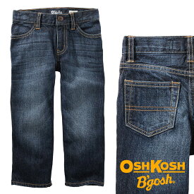 【残り18M, 2歳, 4歳のみ】オシュコシュ【OshKosh】しっかりした素材感が抜群！ストレートジーンズ（オーセンティック ティンテッド）【ベビー キッズ 子供用 出産祝い デニム ジーパン】 （0322SS50 07mas15)