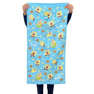 スポンジボブ スカイドリーム コンパクトバスタオル 50×100cm キャラクター 男の子 女の子 林 タオル