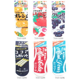 お菓子 パッケージ 3 駄菓子 かわいい レディース 靴下 くるぶし ソックス ジェイズプランニング キャラクター グッズ