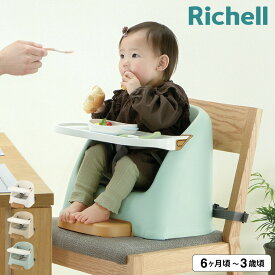 5/30はオトクな日！限定先着クーポン配布！リッチェル Richell ベビーチェア テーブルチェア ベビー ロー 椅子 チェア ー テーブル付き 6ケ月 赤ちゃん 子供　フィージー ブースターチェア ローチェア 乳児用イス テーブル付き　ホワイト
