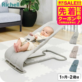 リッチェル(Richell) バウンシングシート N メッシュ生地 バウンサー 洗える 折りたたみ 赤ちゃん 新生児 ベビー ウォッシャブル ハイローラック LG RBG ベビー用品