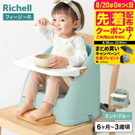 【6万円以上でプレゼント！】リッチェル ベビーチェア フィージー R Richell テーブルチェア ベビー ブースターチェア ローチェア テーブル付き 椅子 6ケ月 赤ちゃん 子供 ローチェア 乳児用 イス 赤ちゃん 6カ月〜3才頃 ベビー用品 送料無料 食事