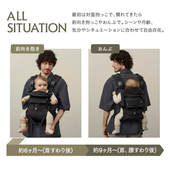 楽天市場】ベビーキャリア エアバギー 抱っこ紐 AIRBUGGY BABY CARRIER 