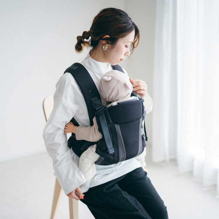前向き抱っこ ラクリス おんぶ ラクリス 新生児 苦しそう Aprica 