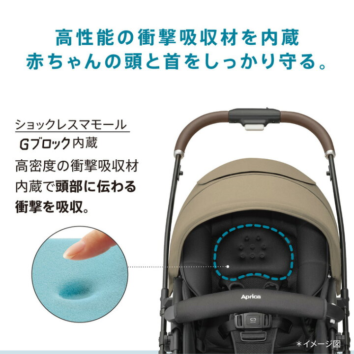 楽天市場】アップリカ(Aprica) ベビーカー ラクーナ クッション フリー 