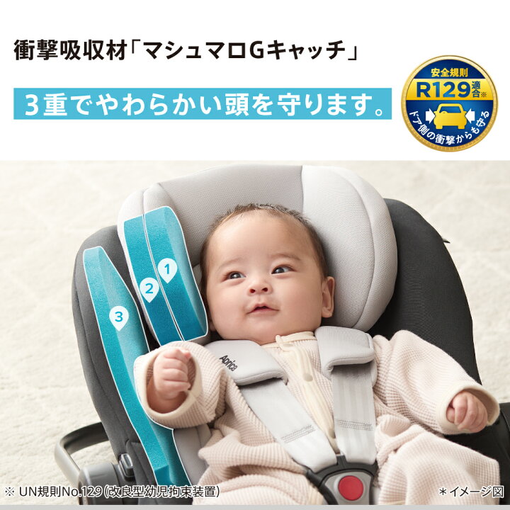 楽天市場】アップリカ エアキャリー AC チャイルドシート 【身長40cm 