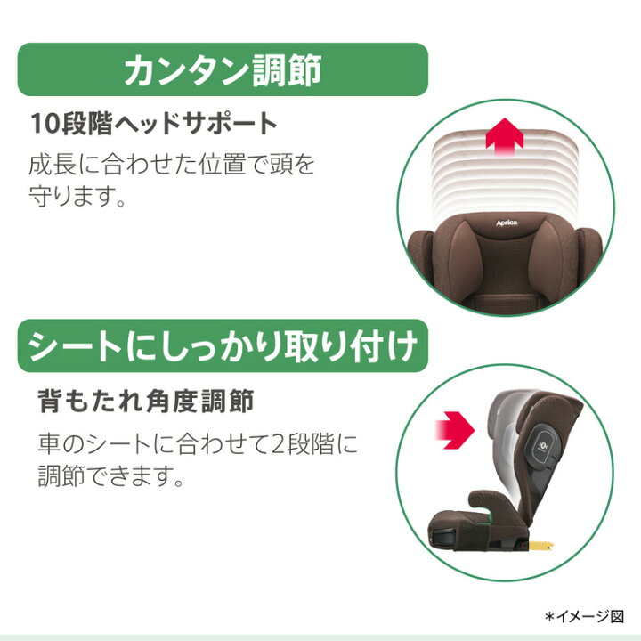 楽天市場】ジュニアシート アップリカ ライドクルー ISOFIX AC Aprica 