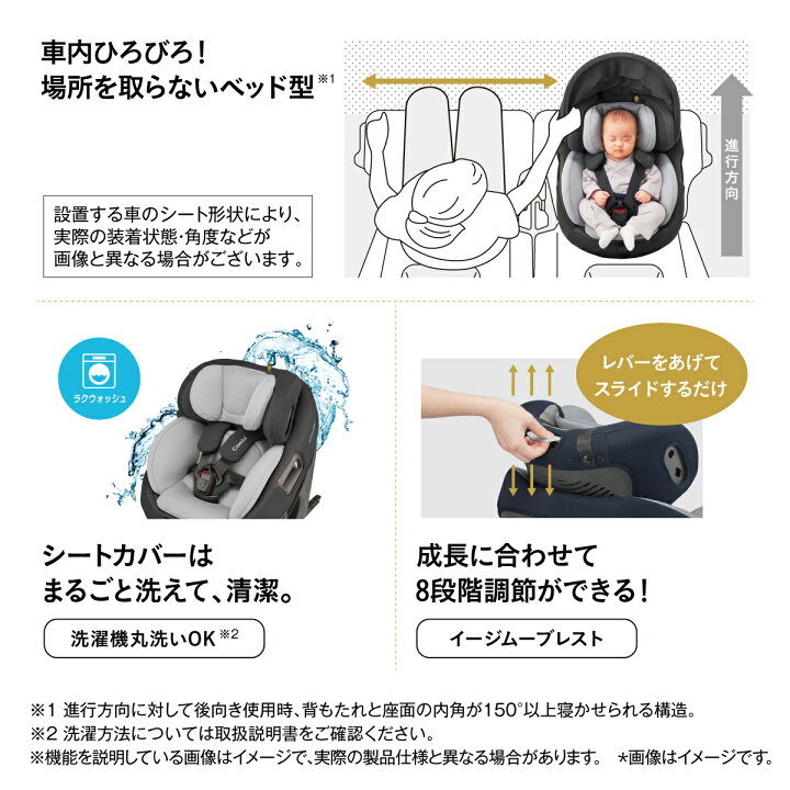 楽天市場】コンビ(Combi) THE S(ザ・エス) ISOFIX エッグショック 