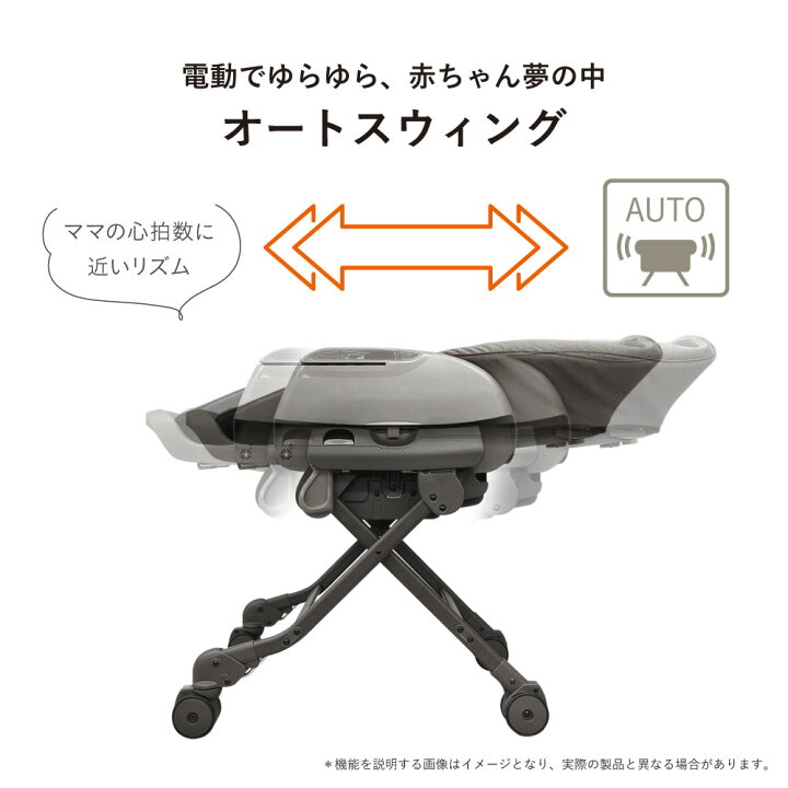 楽天市場】Combi コンビ ネムリラ Auto DR 電動スイング ベビーラック 