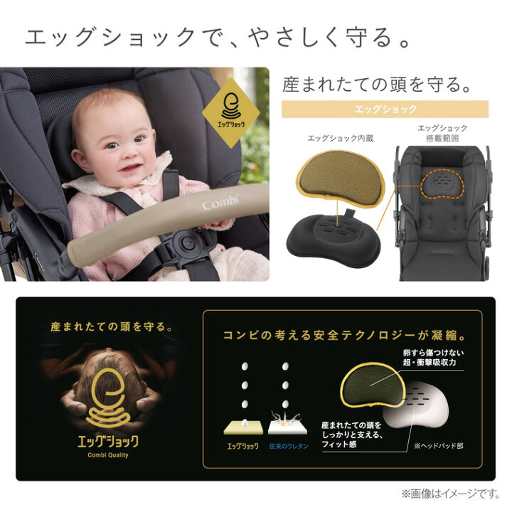 楽天市場】A型ベビーカー 即納 コンビ スゴカルL compact エッグ 